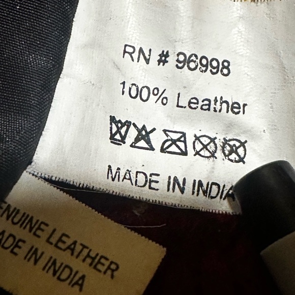 Floriana‎ Floral Hand Painted Black Leather Boho Crossbody Purse - Picture 6 of 12